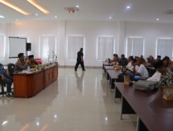 Kapolres Lombok Utara Hadiri Hearing Pembangunan Pura Awan Rinjani Parwata di Kantor Bupati