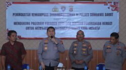 Bhabinkamtibmas Jajaran Polres Sumbawa Barat Ikuti Latkatpuan Dir Binmas Polda NTB