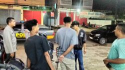Cegah Gangguan Kamtibmas, Polsek Asakota Gelar Patroli Blue Light di Malam Hari