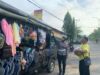 Sat Lantas Polres Bima Kota Berikan Himbauan Kamsetibcarlantas kepada Pengemudi Kendaraan Barang