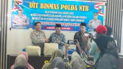 Kasat Binmas Polres Sumbawa Barat Dampingi Tim Dit Binmas Polda NTB Beri Sosialisasi Wawasan Kebangsaan