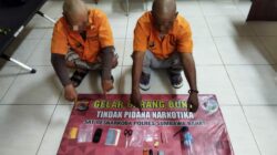 Dua Pria Paruh Baya Pengedar Sabu Dibekuk Polisi, Satu Residivis dan Satu Perantau Luar Pulau