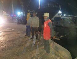 Polsek Kawasan Pelabuhan Laut Bima Laksanakan Patroli Rutin dan Beri Himbauan Harkamtibmas di Areal Dermaga