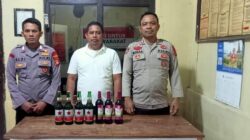 Berantas Tuntas Peredaran Miras, Polsek Madapangga Amankan Sejumlah Miras Berbagai Jenis