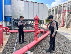 Unit Pamobvit Sat Samapta Polres Bima Kota Laksanakan Pengamanan di PLTU Bima