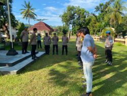 Kapolres Lombok Utara Sidak Polsek Gangga, Tegaskan Disiplin dan Larangan Penyalahgunaan Narkoba Serta Judi Online