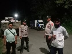 Cegah Gangguan Kamtibmas, Anggota Piket Jaga Polsek Poto Tano Laksanakan Patroli Dialogis
