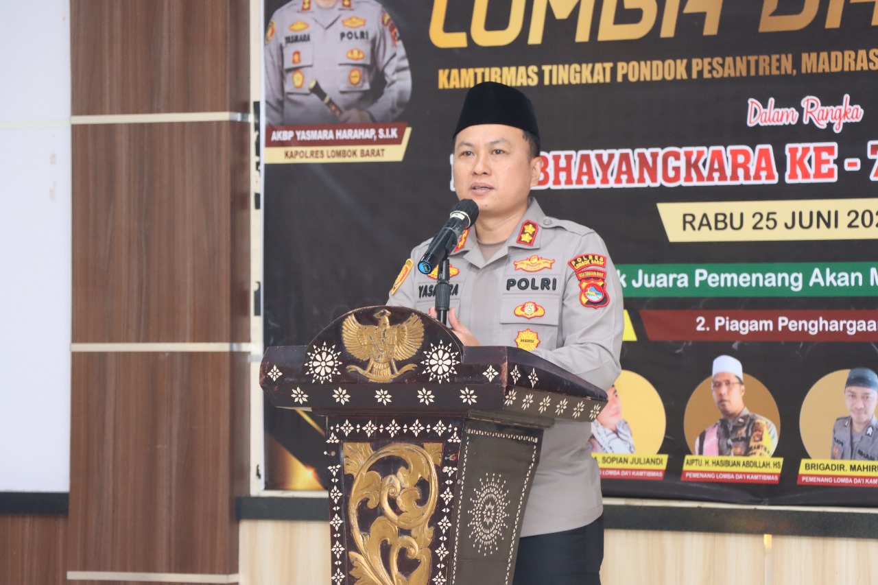 Lombok Barat Cetak Dai Unggul Lewat Lomba Dakwah Hari Bhayangkara