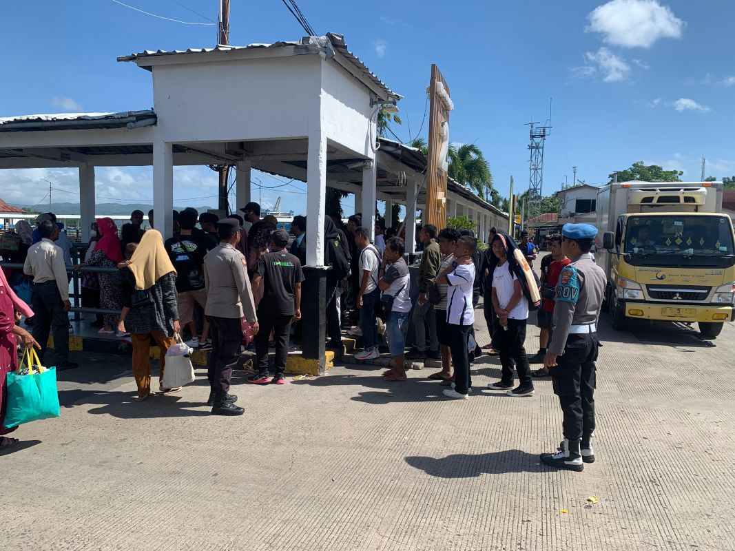 Sinergi Pengamanan Pelabuhan Lembar Hadapi Lonjakan Penumpang