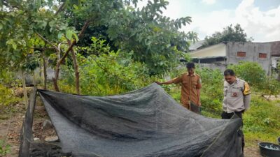 Aipda Ahyar Ajak Warga Gelogor Selatan Manfaatkan Lahan Rumah