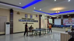 Final Kejuaraan Tenis Meja Polres Lombok Barat Berlangsung Meriah