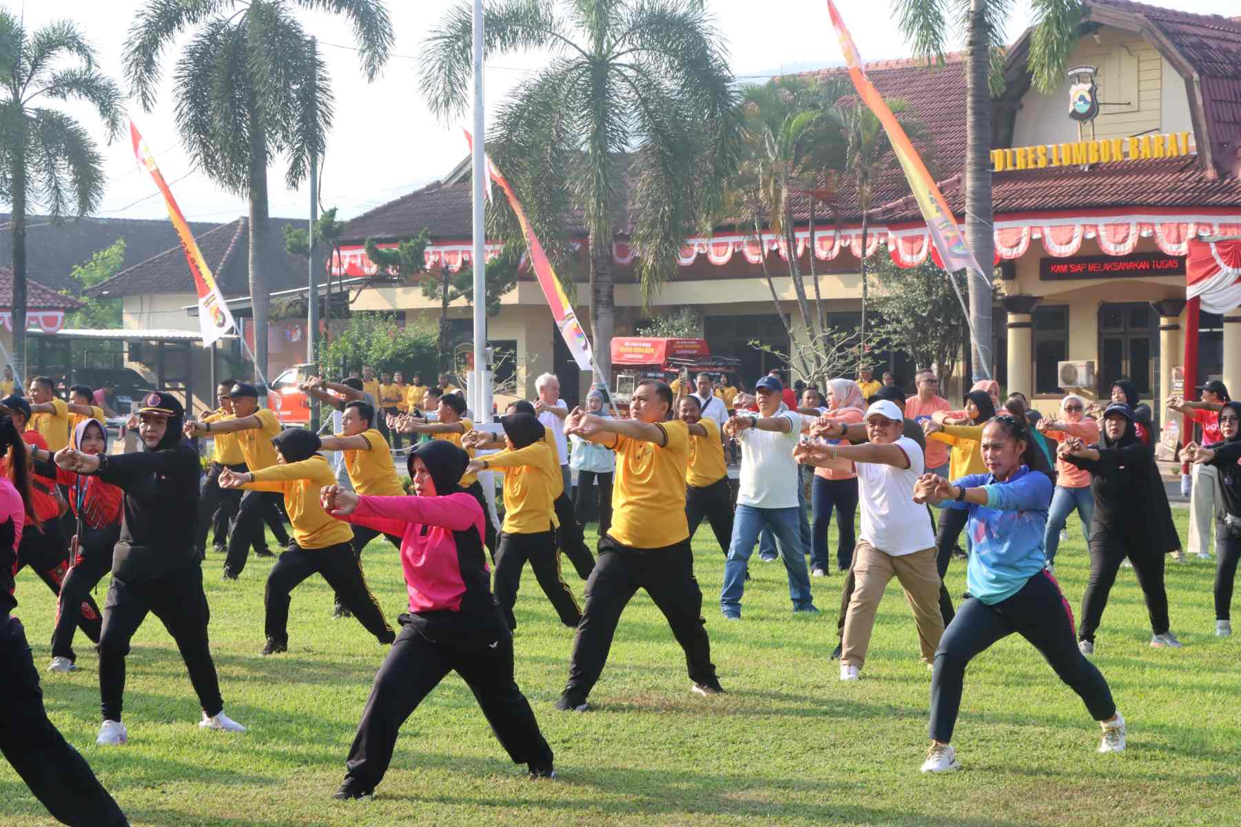 Momentum Hari Bhayangkara: Polres Lombok Barat Pererat Silaturahmi Lintas Instansi