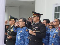 Kapolres Bima Kota Hadiri Upacara Hari Lahir Pancasila ke-80 di Halaman Kantor Wali Kota Bima