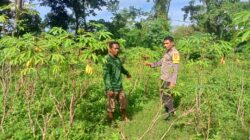 Bhabinkamtibmas Kandai 1 Dukung Pemanfaatan Pekarangan untuk Ketahanan Pangan Menuju Indonesia Emas 2045