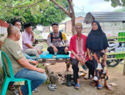 Bhabinkamtibmas Desa Sawe Sambangi Warga dan Sampaikan Imbauan Kamtibmas