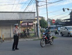 Satlantas Polres Bima Kota Gelar Rawan Pagi, Atur Lalu Lintas Demi Kelancaran dan Keselamatan Pengguna Jalan
