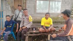 Bhabinkamtibmas Desa Woko Perkuat Kamtibmas dan Ketahanan Pangan Menuju Indonesia Emas 2045
