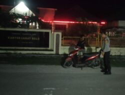 Polsek Bolo Intensifikan Operasi Razia dan Sweeping Untuk Antisipasi Peredaran Narkoba, Sajam dan Premanisme  