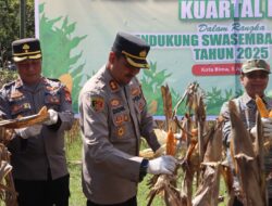 Polres Bima Kota Gelar Panen Raya Jagung Serentak Tahap Dua di Kelurahan Oimbo