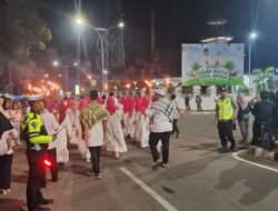 Polres Sumbawa Barat Amankan Pawai Takbir Keliling Hari Raya Iduladha 1446 H