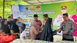 Polres Bima Kota Qurban 15 Ekor Sapi dan 2 Kambing, 1.620 Paket Daging Dibagikan ke Masyarakat