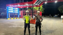 Unit Pam Obvit Sat Samapta Polres Bima Kota Laksanakan Pengamanan di PT. Pertamina Patra Niaga Integrated Terminal Bima