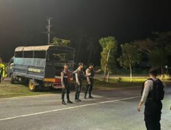 Piket Fungsi Polres Bima, Gelar Patroli KRYD Malam Hari Cegah Potensi Guankamtibmas dan Memastikan Kondusifitas Wilayah