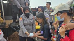 Polda Metro Beri Trauma Healing ke Korban Kebakaran di Penjaringan