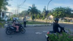 Sat Lantas Polres Bima Kota Laksanakan Rawan Pagi, Bantu Penyeberangan Anak Sekolah dan Pejalan Kaki
