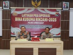Polres Lombok Barat Mantapkan Strategi Kamtibmas Lewat Latpraops 2025