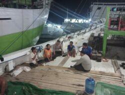 Antisipasi Premanisme, Polsek Kawasan Pelabuhan Laut Bima Gelar Patroli Malam Rutin