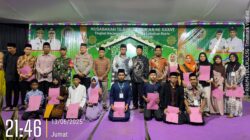 Polsek Lape Perketat Pengamanan Penutupan Musabaqoh Tilawatil Qur’an Ke-36 Tingkat Kec. Lape tahun 2025.