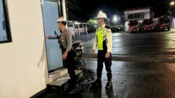 Unit Pam Obvit Sat Samapta Polres Bima Kota Laksanakan Pengamanan dan Patroli di Objek Vital PT Pertamina Patra Niaga Bima