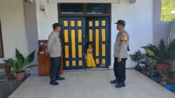Jamin Rasa Aman Umat Beragama, Polsek Maluk Lakukan Pengamanan Ibadah Rutin Umat Nasrani