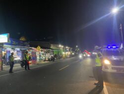 Satlantas Polres Lombok Utara Gelar Patroli Malam dan Gaktib Lalu Lintas