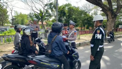 Razia Patuh Rinjani 2025 di Lombok Barat: Penindakan Humanis, Hasil Maksimal