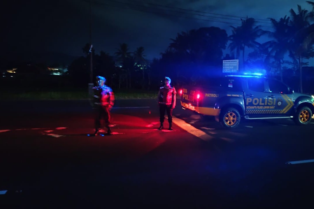 Warga Labuapi Kini Lebih Aman Berkat KEMOS 110 dan Patroli Rutin