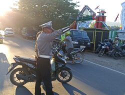 Polsek Tanjung Laksanakan Giat Rawan Pagi dan Berikan Imbauan Cuaca Extreem