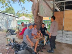 Sat Binmas Polres Lombok Utara Berikan Penyuluhan Kamtibmas kepada Komunitas Ojek