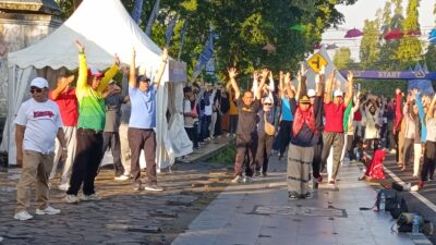 Ribuan Warga Padati Car Free Day di Dasan Geres, Gerung Lombok Barat