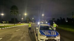 Patroli Malam Satlantas Lombok Barat di Jalur Bypass BIL 2