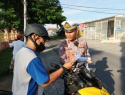 Satlantas Lobar Edukasi Kamseltibcar Lantas di Sekolah saat Operasi Zebra Rinjani 2025