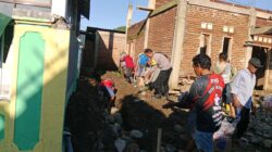 Bhabinkamtibmas Desa Moteng Ajak Warga Perkuat Semangat Kebersamaan dalam Giat Gotong Royong