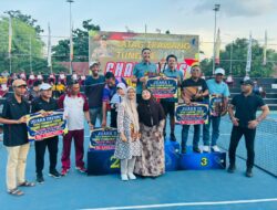 Team Tenis Polres Bima Kota Raih Juara 1 Turnamen Tenis Antar Instansi Tahun 2025