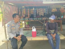 Bhabinkamtibmas Sekotong Dampingi Petani Perkuat Ketahanan Pangan