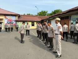 POLRES DOMPU GELAR SOSIALISASI LARANGAN GAYA HIDUP HEDON BAGI PNPP DAN KELUARGA