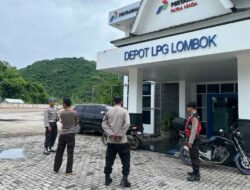 Polsek Sekotong Jamin Keamanan Vital Depot LPG Lombok