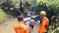 Hindari Lubang, Mobil Pick-up Terjun ke Jurang Batu Pusit Lunyuk, Polisi Bantu Evakuasi