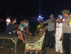 Jaga Kondusifitas dan Cipta Kondisi di Wilayah Hukumnya, Polsek Monta Gencarkan Patroli KRYD Malam Hari