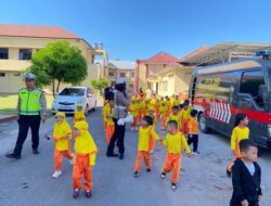 Polres Sumbawa Sambut Kunjungan Edukasi PAUD dan TKIT Yayasan Arfana Beme Insani